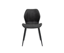 Sheldon Faux Leather Dining Chair - Charcoal