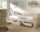 Sleepz Captain Bed with Drawers - Milky Pine