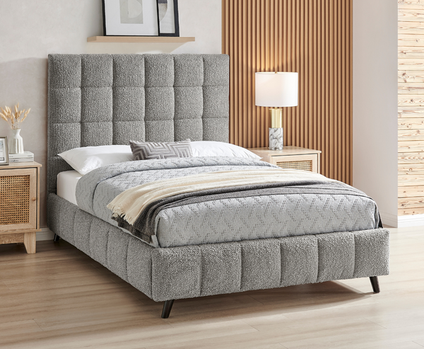 Starla 4ft6 Double Bed Frame - Dove Grey