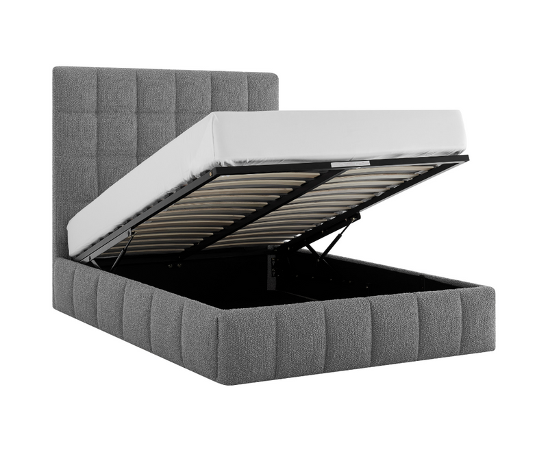 Starla 4ft6 Double Ottoman Bed Frame - Dove Grey