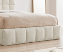 Starla 5ft Kingsize Ottoman Bed Frame - Ivory