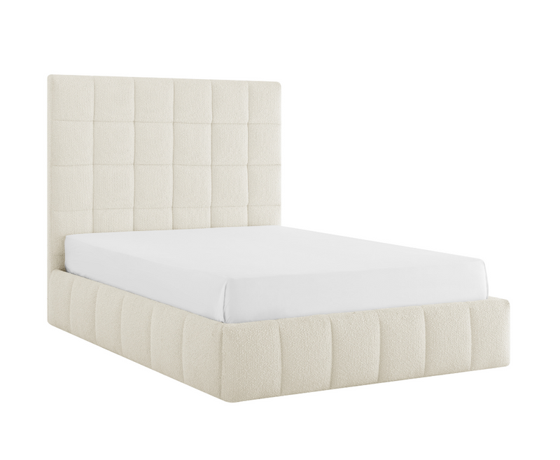 Starla 4ft6 Double Ottoman Bed Frame - Ivory