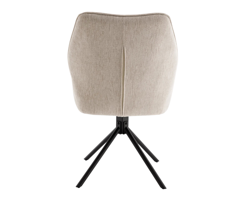 Treve Swivel Dining Chair - Beige
