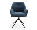 Treve Swivel Dining Chair - Blue