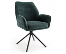 Treve Swivel Dining Chair - Green