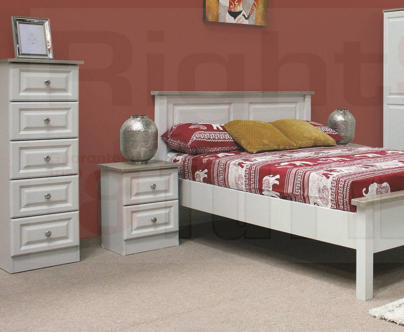 Trufflestone 2 Door Hanging + Mirrors Combi Robe