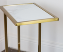 Vienna Sofa Table Rectangle - White Marble