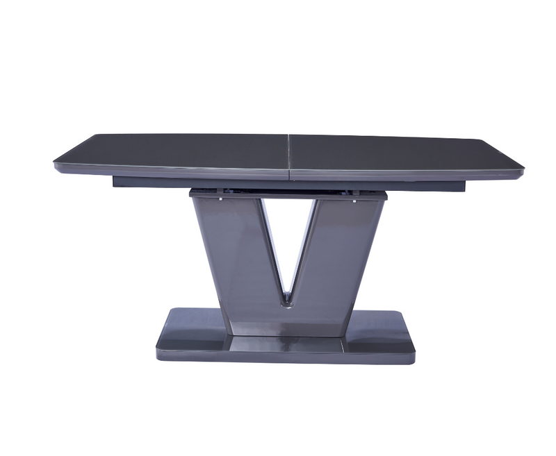 Vincenza 1.6 Extension Dining Table - Dark Grey