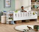 Vision Low Sleeper with Desk - White