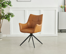 Vito Dining Chair - Tan PU
