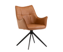 Vito Dining Chair - Tan PU