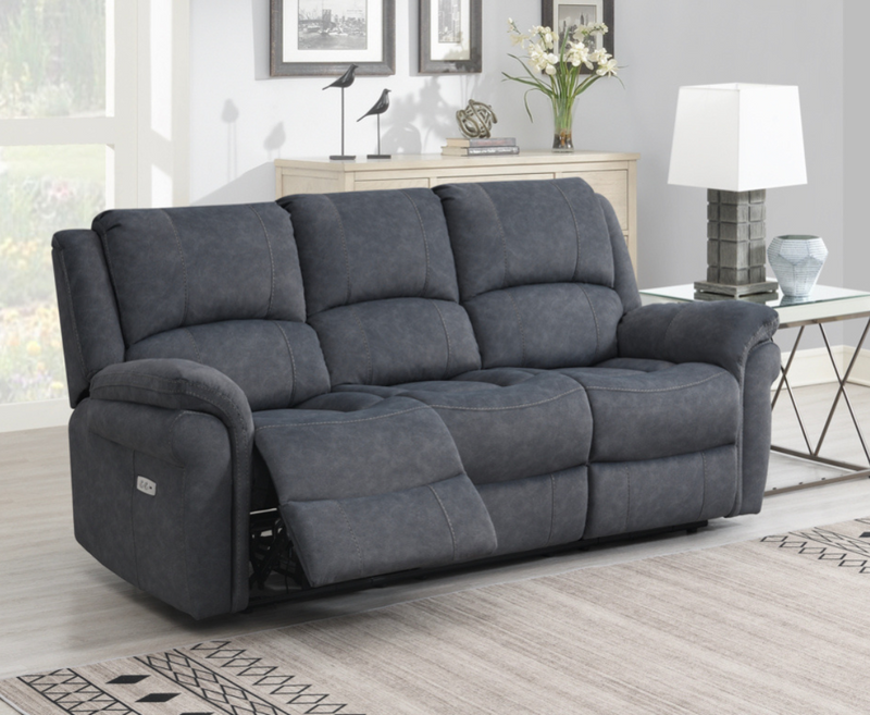 Willow 3+1+1 Seater Electric Sofa Set - Grey