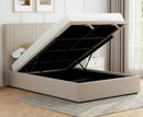 Willa 5ft Kingsize Ottoman Bed Frame - Beige