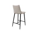 Zara Fabric Bar Stool - Ivory