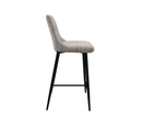 Zara Fabric Bar Stool - Light Grey