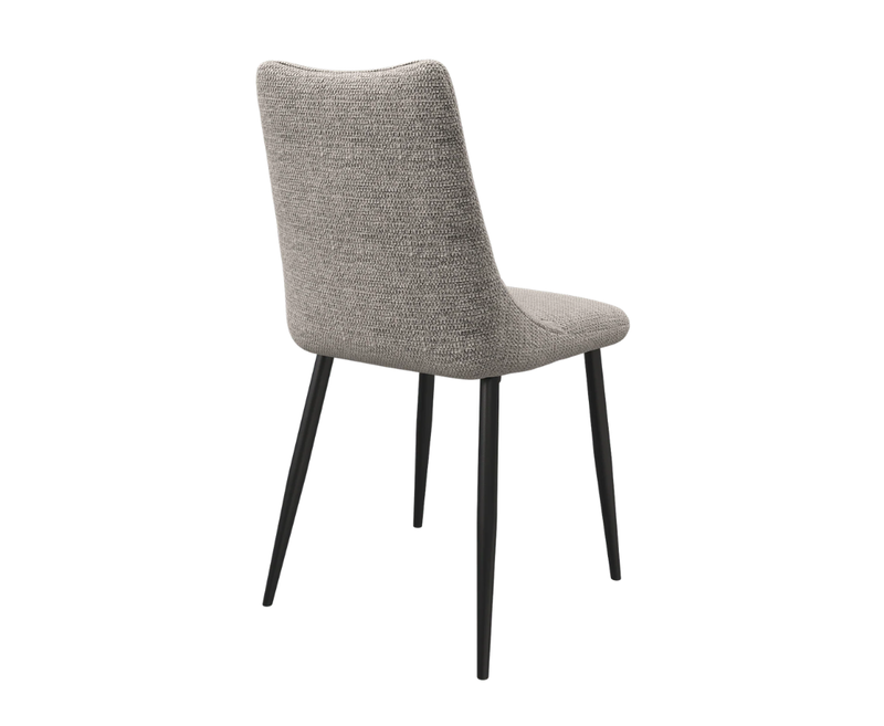 Zara Fabric Dining Chair - Light Grey