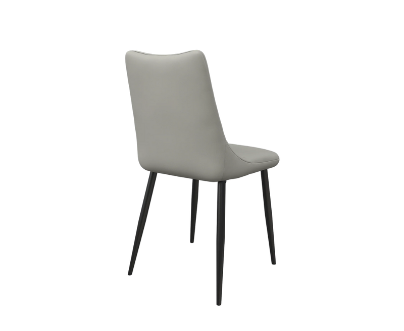 Zara Leather Dining Chair - Taupe