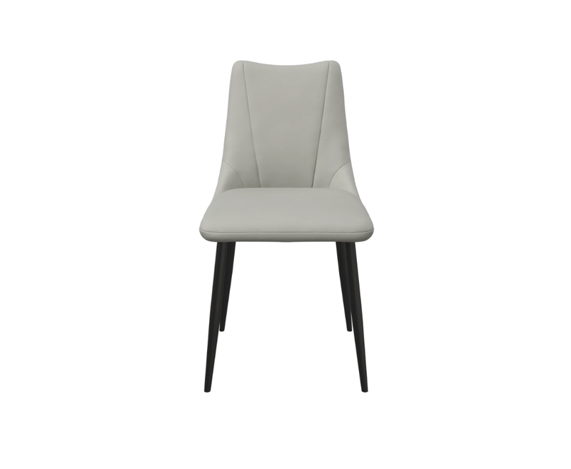 Zara Leather Dining Chair - Taupe