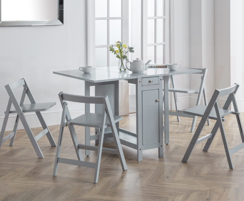 Ashbury Dining Set - Light Grey
