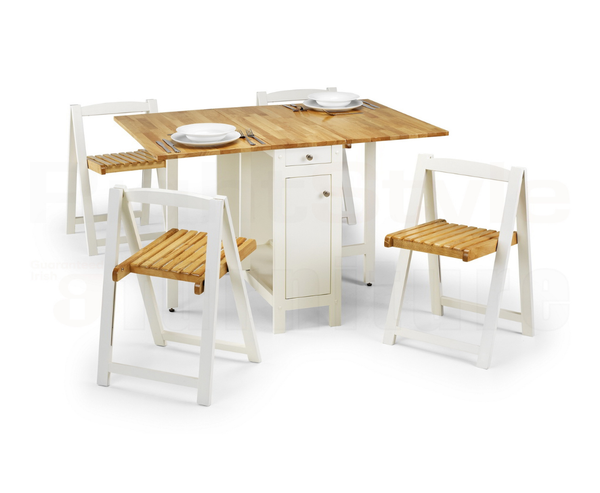 Ashbury Dining Set - White/Natural