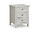 Maine 3 Drawer Bedside - Dove Grey