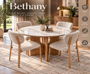 Bethany 5pc Dining Set - Kass Gold