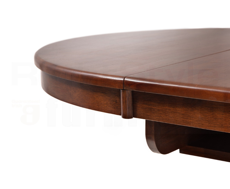 Bishop Round To Oval Table - Mahogany