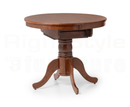 Bishop Round To Oval Table - Mahogany