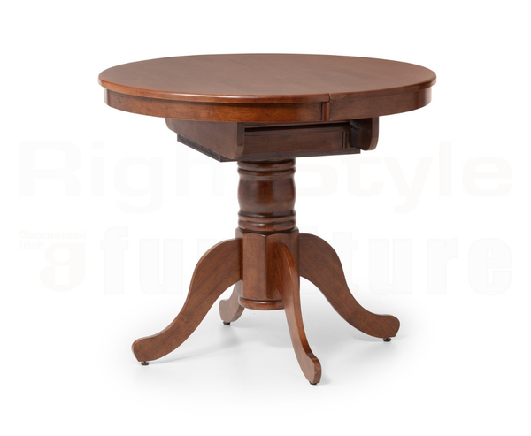Bishop Round To Oval Table - Mahogany