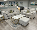 Hartshire 3+2 Seater Sofa Set - Genesis Dove