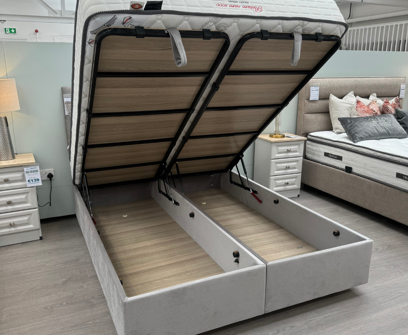 Brona 5ft Ottoman Bed Pack - Grey