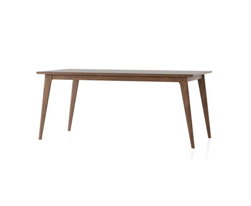 Bronwyn 1.8m Fixed Dining Table - Walnut