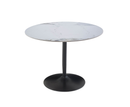 Calin 80cm Round Dining Table - White