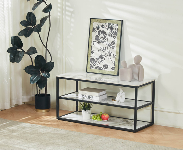 Calin 100cm TV Unit - White