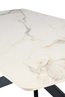 Clinton 1.6m Dining Table with 6 Wilcox Dining Chairs - Full Set