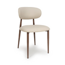 Etta Dining Chair - Taupe PU Leather (Sold in 2s)