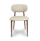 Etta Dining Chair - Taupe PU Leather (Sold in 2s)