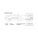 Chicago 2 Seater Sofa - Pillow Back
