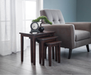 Clare Nest Of Tables - Mahogany Finish