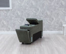 Velocity Modular 3 Seater Electric Sofa - Green