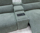 Velocity Modular 3 Seater Electric Sofa - Green