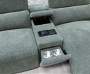 Velocity Modular 3 Seater Electric Sofa - Green