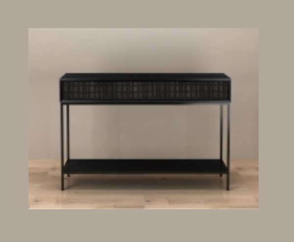 Fusion Console Table - Black