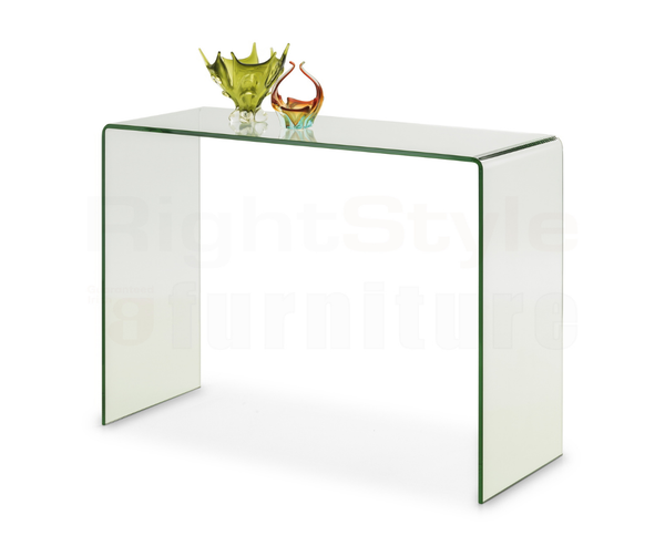 Matice Bent Glass Console Table
