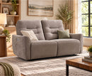Corey 2.5 Seater Electric Reclining Sofa - Stone