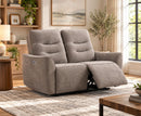 Corey 2 Seater Electric Reclining Sofa - Stone