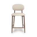 Etta Counter Chair - Taupe PU Leather (Sold in 2s)