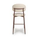 Etta Counter Chair - Taupe PU Leather (Sold in 2s)