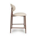 Etta Counter Chair - Taupe PU Leather (Sold in 2s)