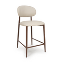 Etta Counter Chair - Taupe PU Leather (Sold in 2s)